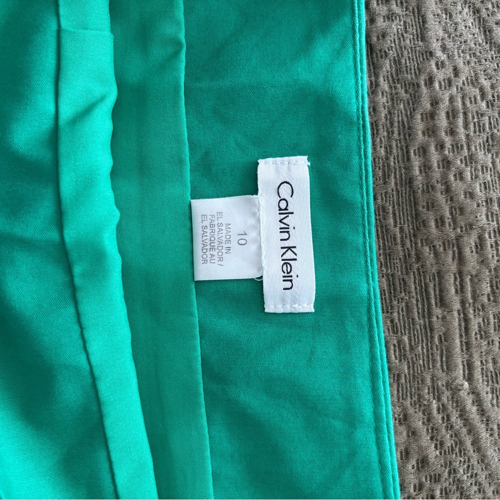 Calvin Klein Vibrant Green Skirt